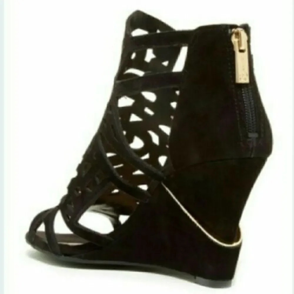 Jessica Simpson Wedge Leather Sandals